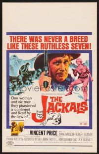 4k333 JACKALS WC '67 Vincent Price plundering in South Africa with ruthless companions!