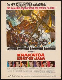 4k342 KRAKATOA EAST OF JAVA WC '69 the incredible day that shook the Earth to its core, Cinerama!