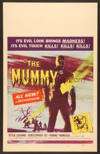 4k386 MUMMY WC '59 Terence Fisher Hammer horror, art of Christopher Lee as the monster!