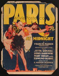 4k412 PARIS AT MIDNIGHT WC '26 great art of jester & sexy Jetta Goudal over French landmarks!