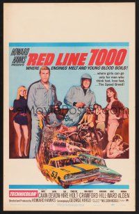 4k434 RED LINE 7000 WC '65 Howard Hawks, James Caan, car racing artwork, meet the speed breed!