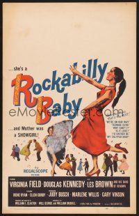 4k441 ROCKABILLY BABY WC '57 Judy Busch's mother was a showgirl, Les Brown and his band!