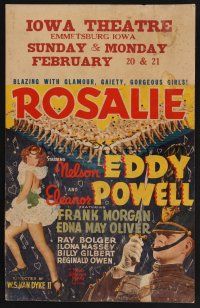 4k445 ROSALIE WC '37 close up of West Point cadet Nelson Eddy + sexy full-length Eleanor Powell!