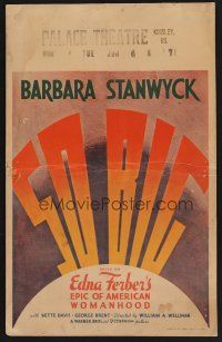 4k470 SO BIG WC '32 Edna Ferber's epic of American womanhood, cool title treatment!