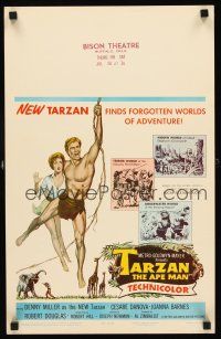 4k502 TARZAN THE APE MAN WC '59 Edgar Rice Burroughs, Denny Miller & sexy Joanna Barnes!