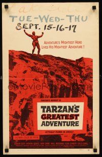 4k505 TARZAN'S GREATEST ADVENTURE WC '59 hero Gordon Scott lives his mightiest adventure!