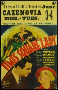 4k521 TIMES SQUARE LADY WC '35 Robert Taylor tries to swindle Virginia Bruce, but redeems himself!