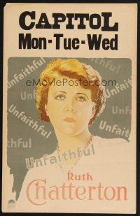 4k532 UNFAITHFUL WC '31 great art of Ruth Chatterton, who is unfaithful to her cheating husband!