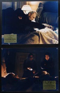4k075 EXORCIST 9 French photos prestiges '74 Friedkin, Max Von Sydow, Blatty horror classic, rare!