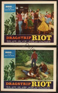 4m970 DRAGSTRIP RIOT 2 LCs '58 youth gone wild, classic biker gang action images!