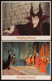 4m995 SLEEPING BEAUTY 2 LCs R86 Walt Disney cartoon fairy tale fantasy classic!