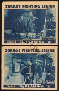 4m999 ZORRO'S FIGHTING LEGION 2 chapter 2 LCs '39 Reed Hadley & wacky bad guys, Republic serial!