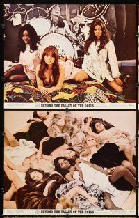 4m122 BEYOND THE VALLEY OF THE DOLLS 8 color 11x14 stills '70 Russ Meyer, Erica Gavin, Myers, Read!