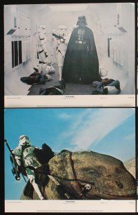 4m631 STAR WARS 8 color 11x14 stills '77 George Lucas classic sci-fi, Mark Hamill, Harrison Ford!