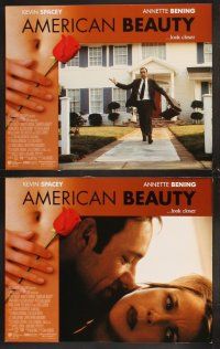 4m726 AMERICAN BEAUTY 7 LCs '99 Sam Mendes Academy Award winner, Kevin Spacey, Annette Benning!