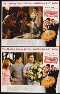 4m077 AMERICAN WEDDING 8 int'l LCs '03 Jason Biggs, Alyson Hannigan, American Pie!