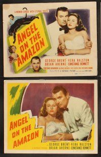 4m081 ANGEL ON THE AMAZON 8 LCs '48 Vera Ralston, George Brent & Constance Bennett!