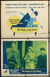 4m115 BATTLE OF THE SEXES 8 LCs '60 Peter Sellers, Robert Morley, Constance Cummings!