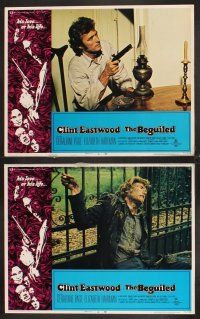 4m118 BEGUILED 8 LCs '71 Clint Eastwood & Geraldine Page, directed by Don Siegel