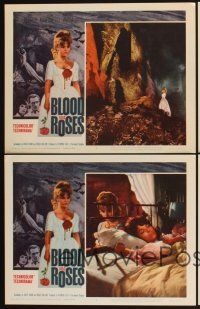 4m727 BLOOD & ROSES 7 LCs '61 Et mourir de plaisir, Roger Vadim, sexiest vampire Annette Vadim!