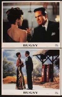 4m145 BUGSY 8 LCs '91 Warren Beatty, Annette Bening, Harvey Keitel, Ben Kingsley!