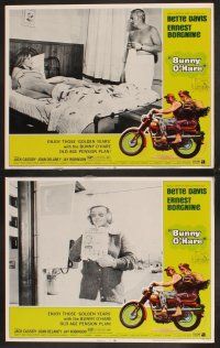 4m729 BUNNY O'HARE 7 LCs '71 Bette Davis & Ernest Borgnine enjoy their golden years!