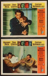 4m153 CAPTAIN NEWMAN, M.D. 8 LCs '64 Gregory Peck, Tony Curtis, Angie Dickinson, Bobby Darin