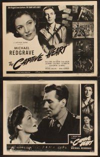 4m154 CAPTIVE HEART 8 LCs '47 military officer Michael Redgrave, directed by Basil Dearden!