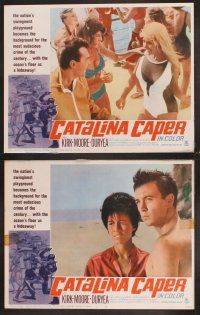 4m164 CATALINA CAPER 8 LCs '67 Del Moore, Peter Duryea, Tommy Kirk, sexy girls in bikinis!