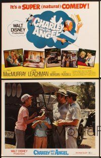 4m880 CHARLEY & THE ANGEL 5 LCs '73 Disney, Fred MacMurray, Cloris Leachman, supernatural comedy!