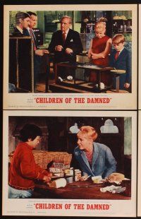 4m173 CHILDREN OF THE DAMNED 8 LCs '64 beware the creepy kid's eyes that paralyze!