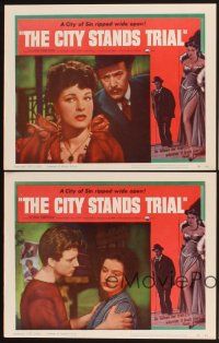 4m913 CITY STANDS TRIAL 4 LCs '55 pretty Silvana Pampanini in a city of sin!