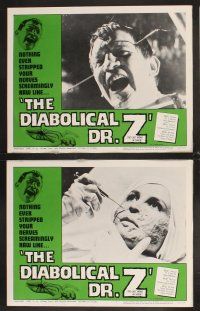4m740 DIABOLICAL DR Z 7 LCs '66 Miss Muerte, director Jess Franco strips your nerves!