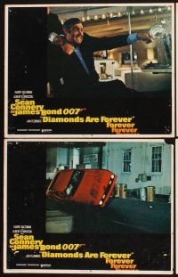 4m203 DIAMONDS ARE FOREVER 7 int'l & 1 U.S. LCs '71 Sean Connery as James Bond, Lana Wood!
