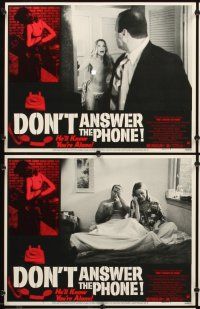 4m211 DON'T ANSWER THE PHONE 8 LCs '80 he'll know you're alone, sexy horror!