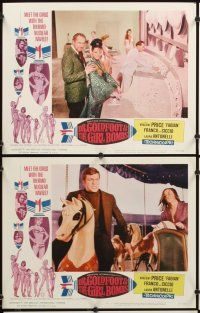 4m214 DR. GOLDFOOT & THE GIRL BOMBS 8 LCs '66 Mario Bava, Vincent Price & sexy babes!