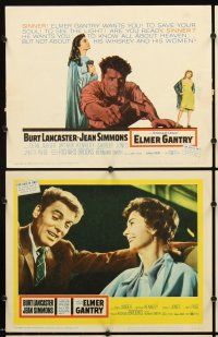 4m218 ELMER GANTRY 8 LCs '60 Burt Lancaster, Jean Simmons, Shirley Jones & Patti Page!