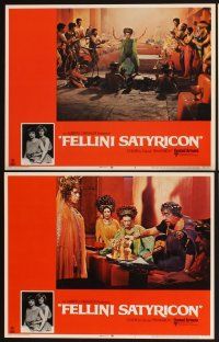 4m233 FELLINI SATYRICON 8 LCs '70 Federico's Italian cult classic, wild images!
