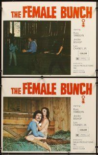 4m234 FEMALE BUNCH 8 LCs '71 Russ Tamblyn, sexy bad girls, they live by their own rules!