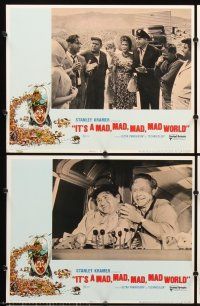 4m319 IT'S A MAD, MAD, MAD, MAD WORLD 8 LCs R70 great border art of cast by Jack Davis!