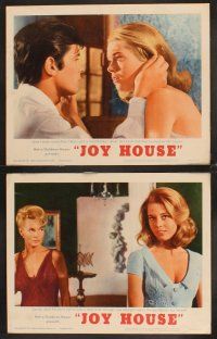 4m334 JOY HOUSE 8 LCs '64 Rene Clement's Les Felins, super sexy Jane Fonda, Alain Delon!