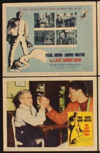 4m365 LAST ANGRY MAN 8 LCs '59 Paul Muni is a dedicated doctor from the slums exploited by TV!