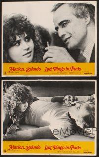 4m920 LAST TANGO IN PARIS 4 LCs '73 images of Marlon Brando & Maria Schneider, Bernardo Bertolucci!