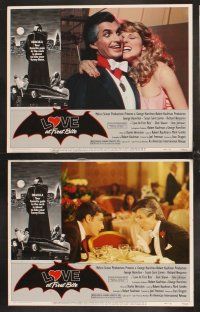 4m391 LOVE AT FIRST BITE 8 LCs '79 AIP, wacky vampire George Hamilton as Dracula!