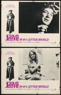 4m392 LOVE IN A 4 LETTER WORLD 8 LCs '71 Michael Kane, Andre Lawrence, sex & drugs!