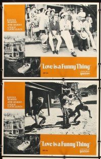 4m393 LOVE IS A FUNNY THING 8 LCs '70 Claude Lelouch, Jean-Paul Belmondo, Annie Girardot!