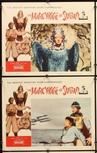 4m407 MAGIC VOYAGE OF SINBAD 8 LCs '62 Russian fantasy written by Francis Ford Coppola!