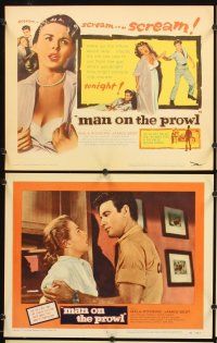 4m418 MAN ON THE PROWL 8 LCs '57 sexy Mala Powers, James Best, Ted de Corsia, psycho sex killer!