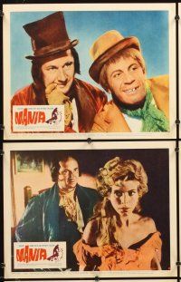 4m423 MANIA 8 LCs '61 Peter Cushing, Donald Pleasence, George Rose, English horror!