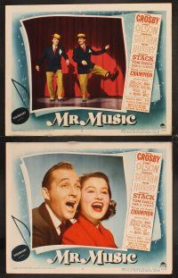 4m449 MR. MUSIC 8 LCs '50 Bing Crosby, Groucho Marx, Charles Coburn, Ruth Hussey, Robert Stack